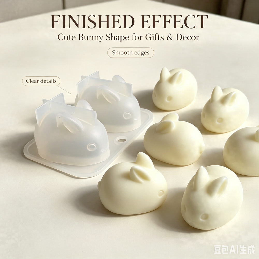 3D Mini Rabbit Silicone Mold F - Soap Making Instructions review and price