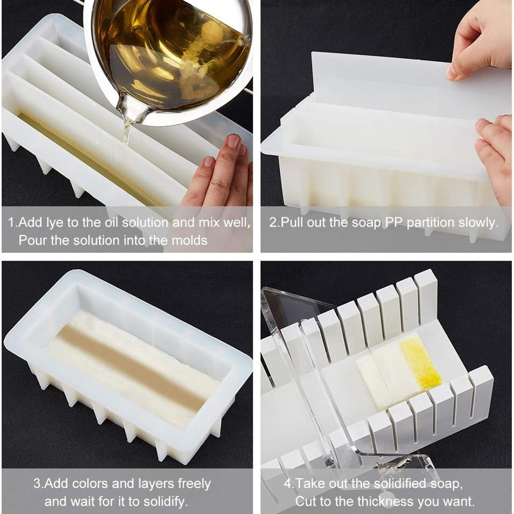 42oz Silicone Soap Mold with 5 - Soap Making Kit For Beginners review and price