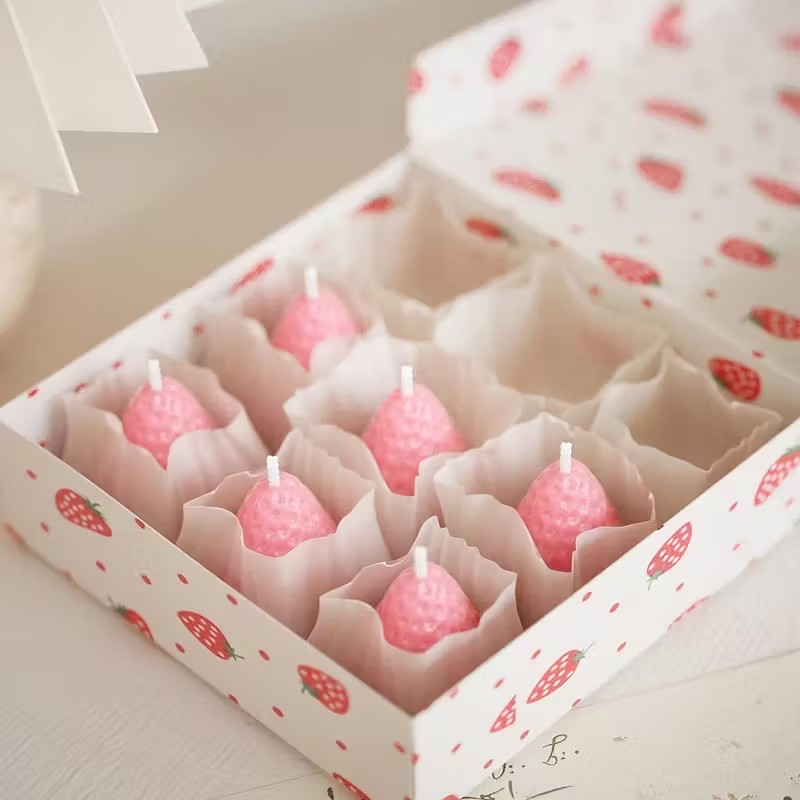 Strawberry Silicone Candle Mol - Soap Making Instructions review and price