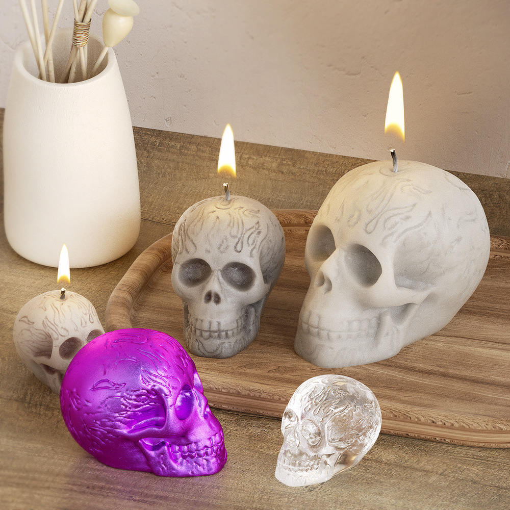 Multi Size Skull Head Silicone - Soap Making Gifts review and price