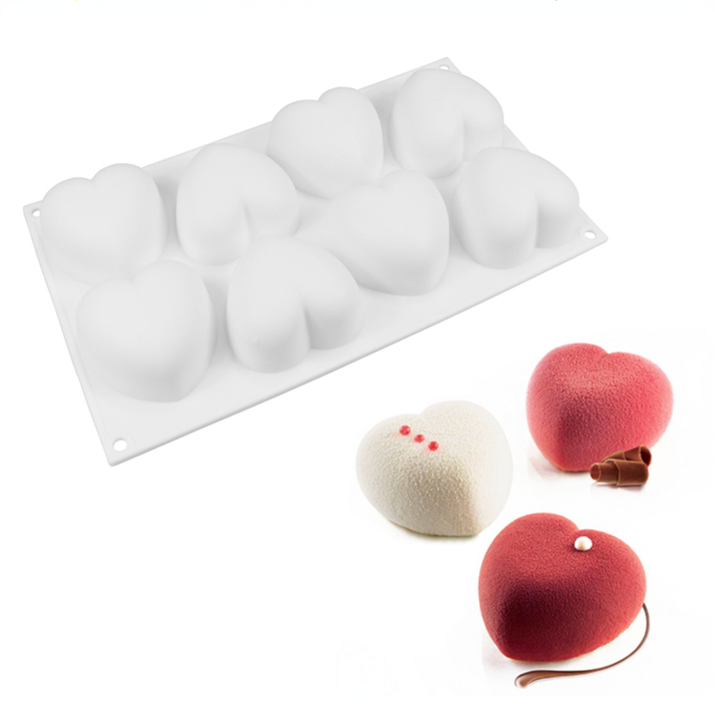 Love Heart Silicone Soap Mold  - Soap Making Kit For Beginners review and price