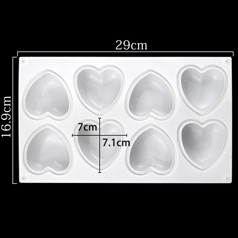 Love Heart Silicone Soap Mold  - Soap Making Kit For Beginners review and price